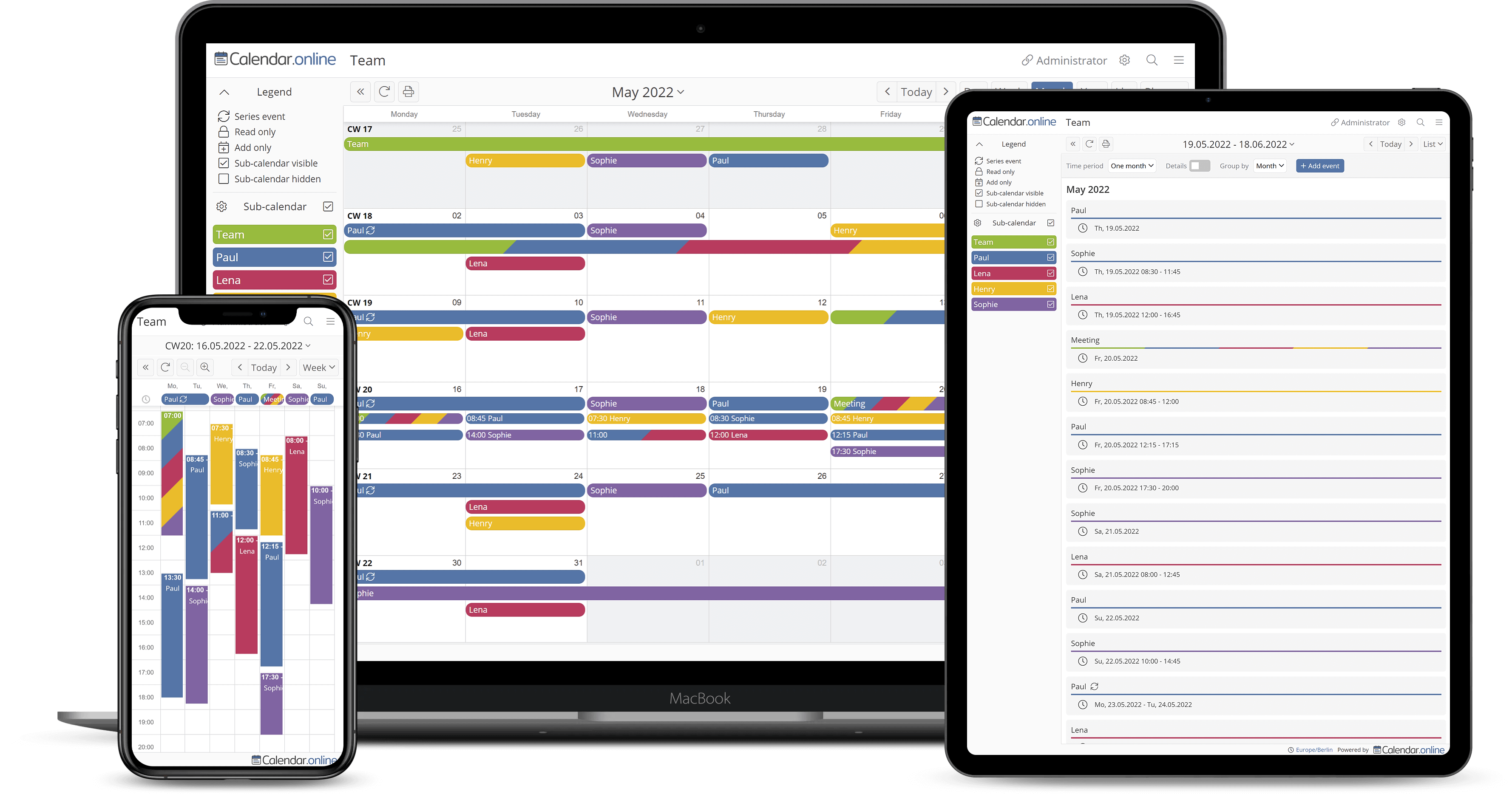 Group calendar