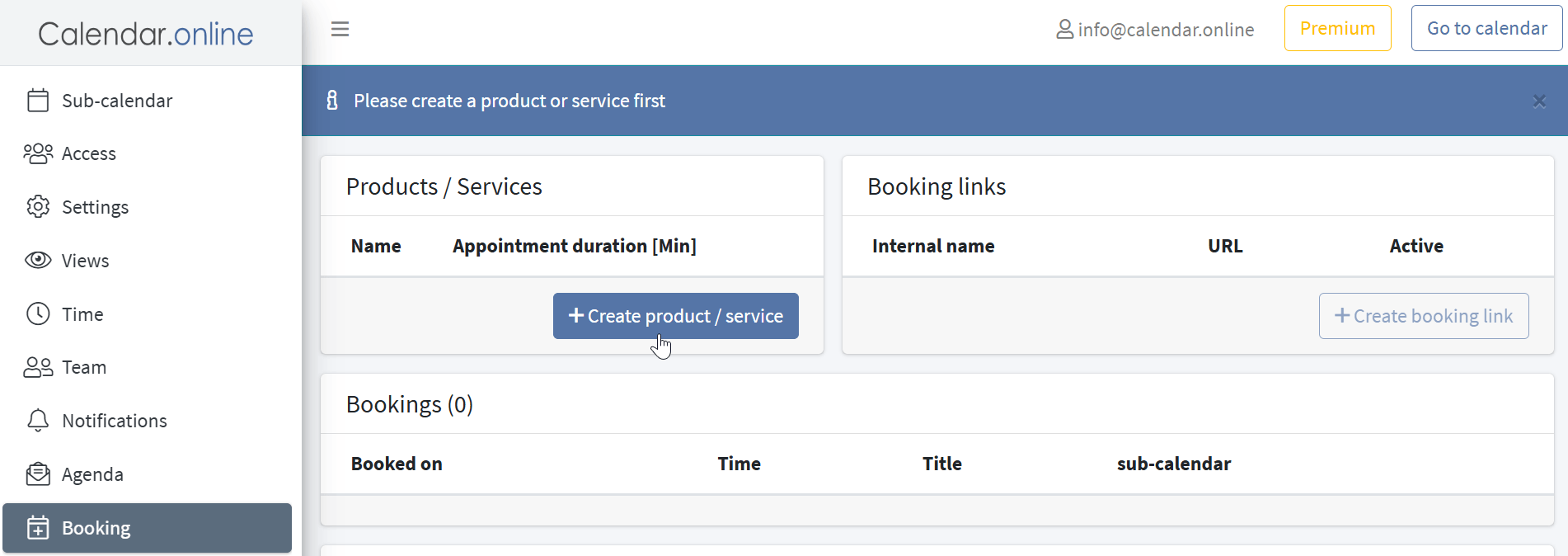Bookings