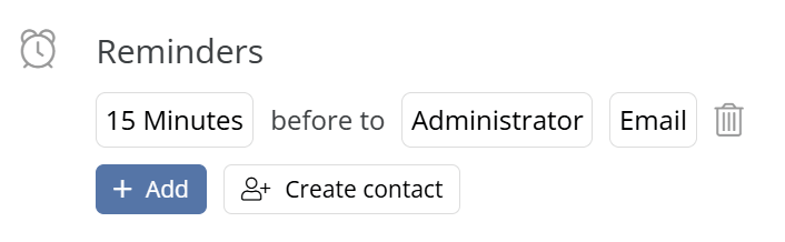 Create reminders